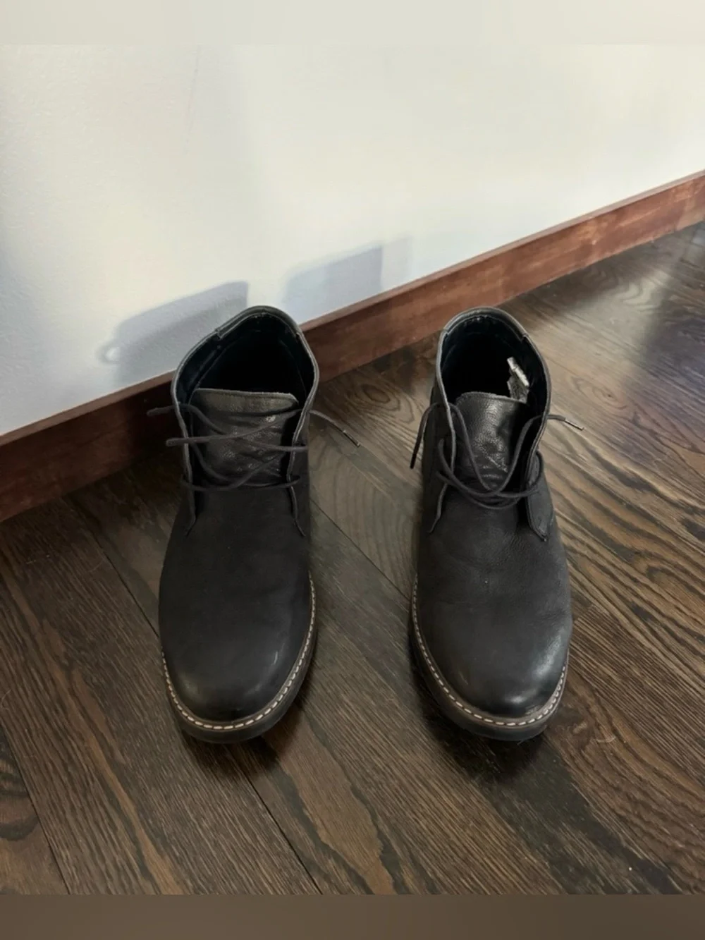 Florsheim Field Black Leather Chukka Boots Men’s Size 12
